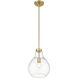 Bon Air 1 Light 10 inch Modern Gold Pendant Ceiling Light