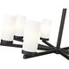 Danica 8 Light 31.5 inch Matte Black Chandelier Ceiling Light