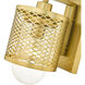 Kipton 1 Light 6 inch Rubbed Brass Wall Sconce Wall Light in Rubbed Bronze