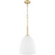 Naya 1 Light 11.75 inch Modern Gold Pendant Ceiling Light