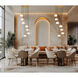 Renaud LED 21 inch Modern Gold Chandelier Ceiling Light