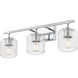 Landon 3 Light 24 inch Chrome Vanity Wall Light