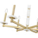 Kaden 6 Light 28 inch Modern Gold Chandelier Ceiling Light