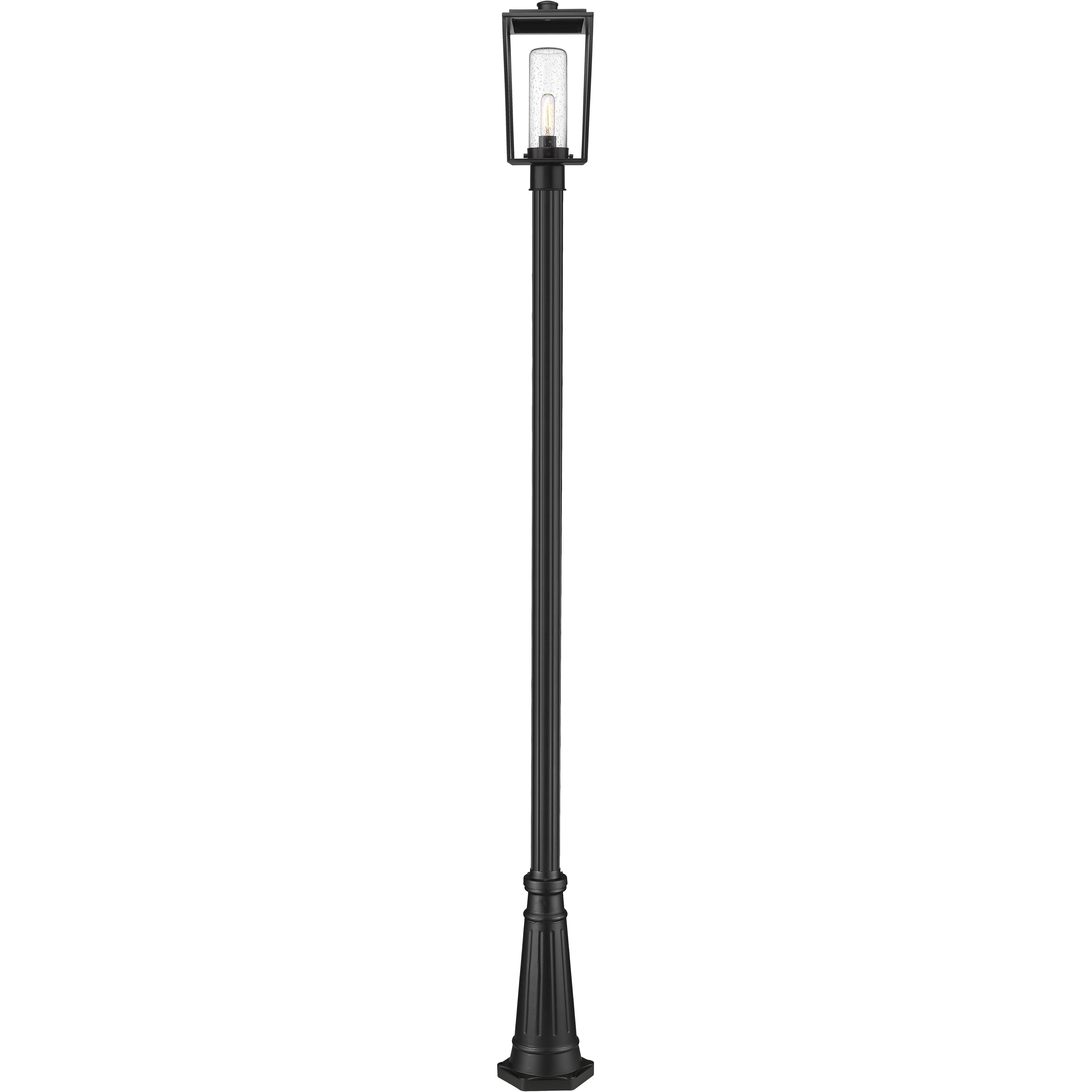 Sheridan 1 Light 17.5 inch Black Outdoor Post Mounted Fixture