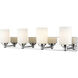 Soledad 4 Light 31.5 inch Chrome Vanity Wall Light