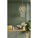 Gabriella Pendant Ceiling Light in Modern Gold