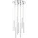 Forest LED 16 inch Chrome Chandelier Ceiling Light