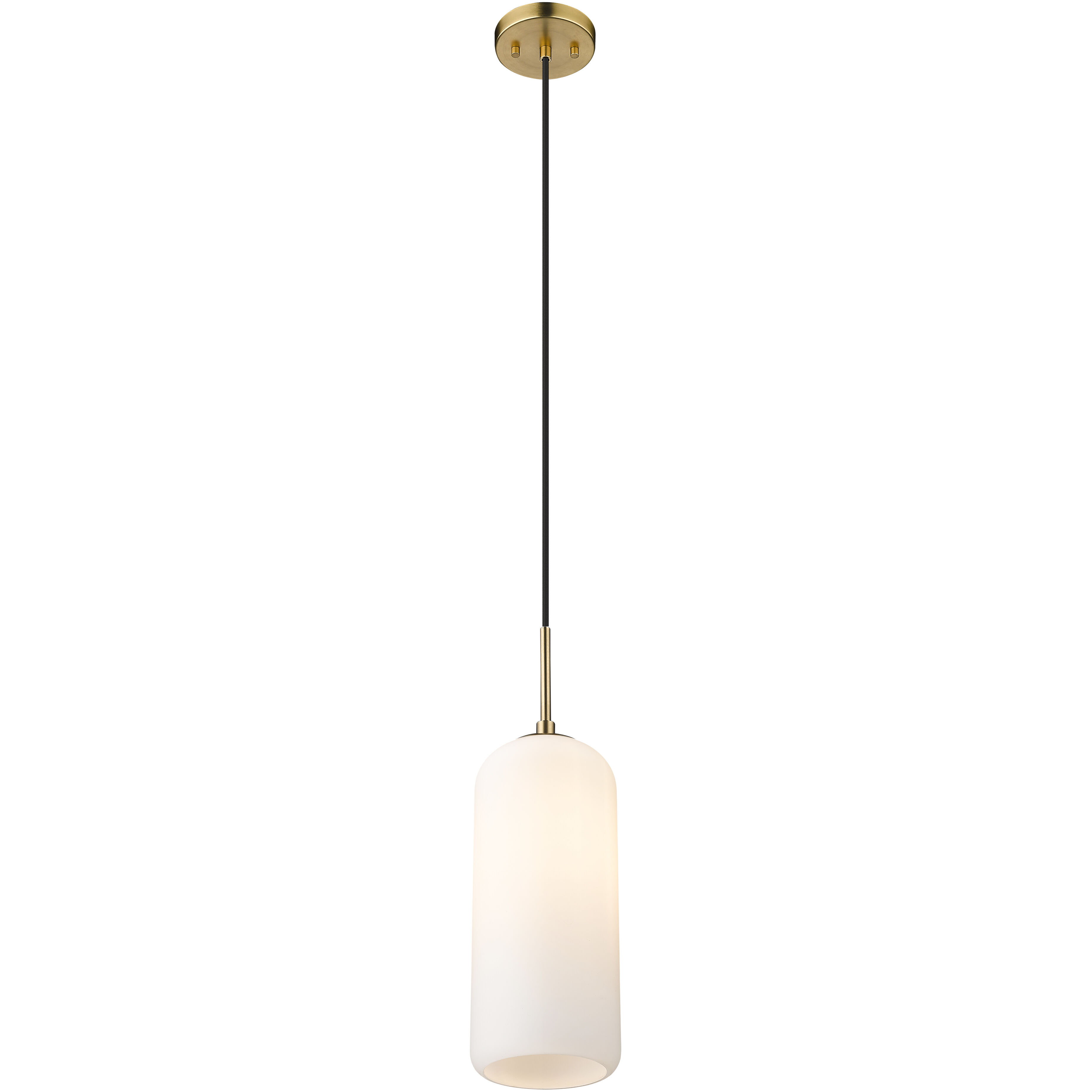 Monty 1 Light 5.25 inch Heritage Brass Pendant Ceiling Light