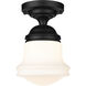 Vaughn 1 Light 10.50 inch Flush Mount