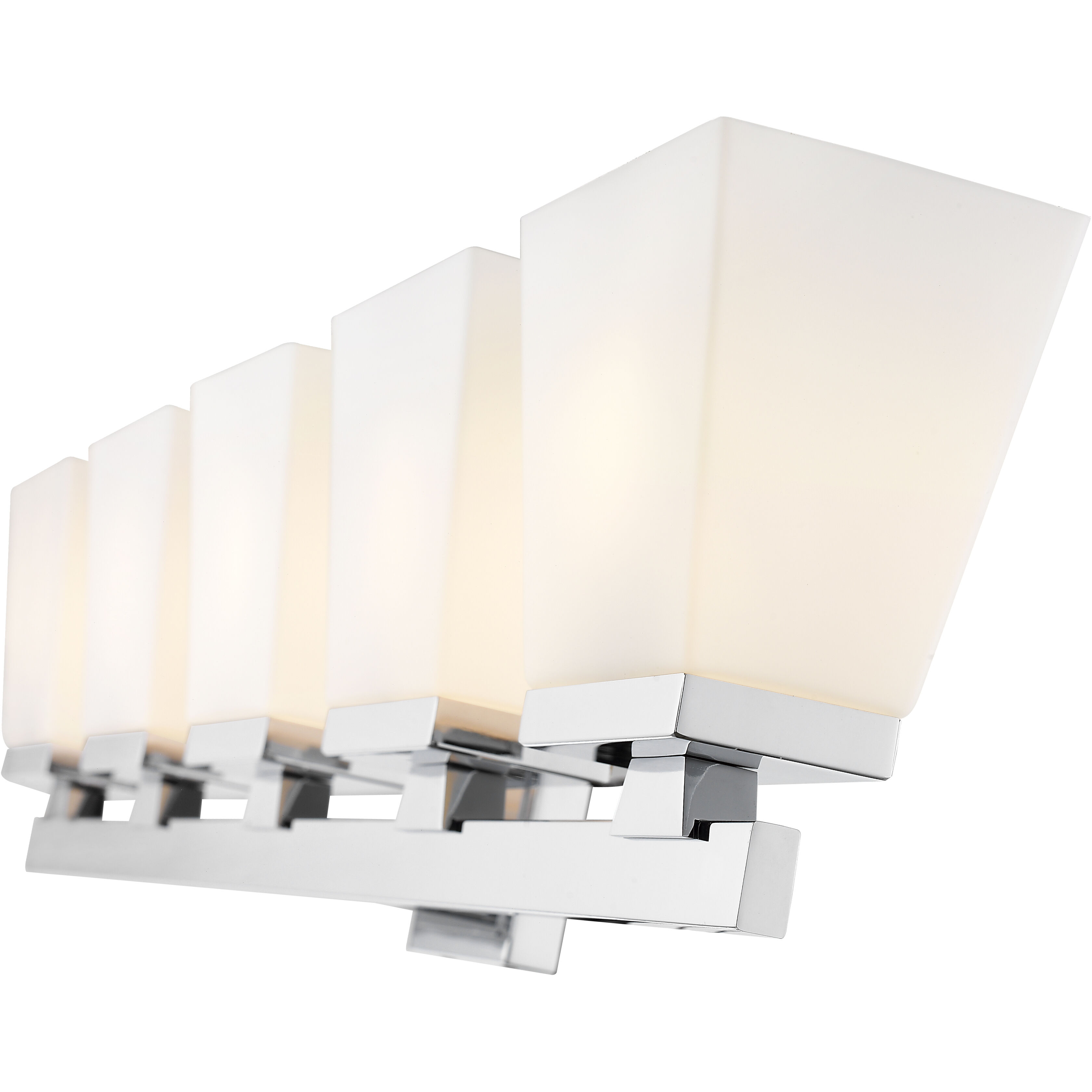 Astor 5 Light 36 inch Chrome Vanity Wall Light