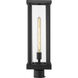 Glenwood 1 Light 20 inch Black Outdoor Post Mount Fixture