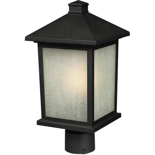 Holbrook 1 Light 16 inch Black Outdoor Post Mount Fixture