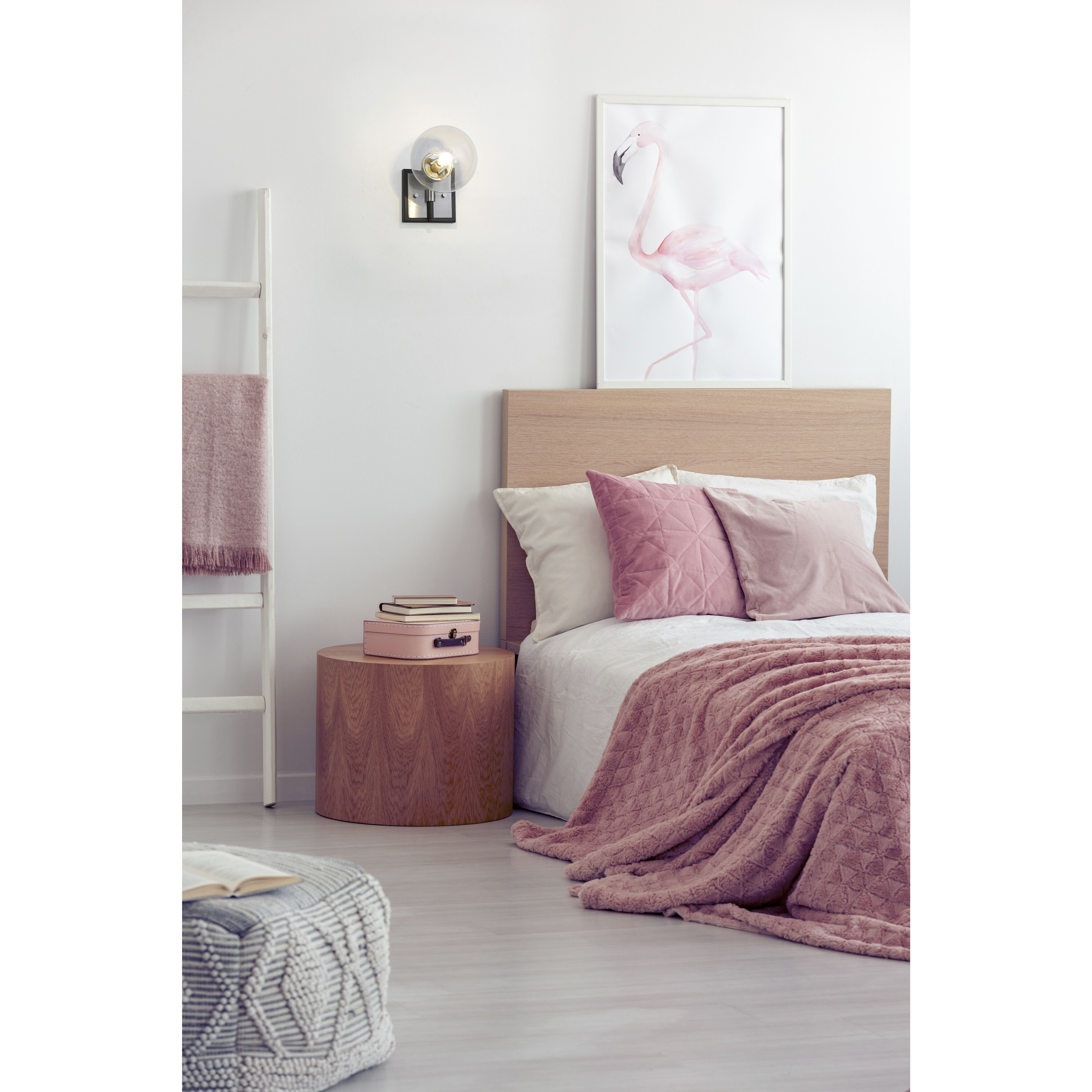 Parsons 1 Light 6 inch Matte Black and Brushed Nickel Wall Sconce Wall Light