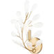 Claudine Wall Sconce Wall Light in Modern Gold