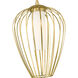 Savanti 1 Light 12 inch Modern Gold Pendant Ceiling Light