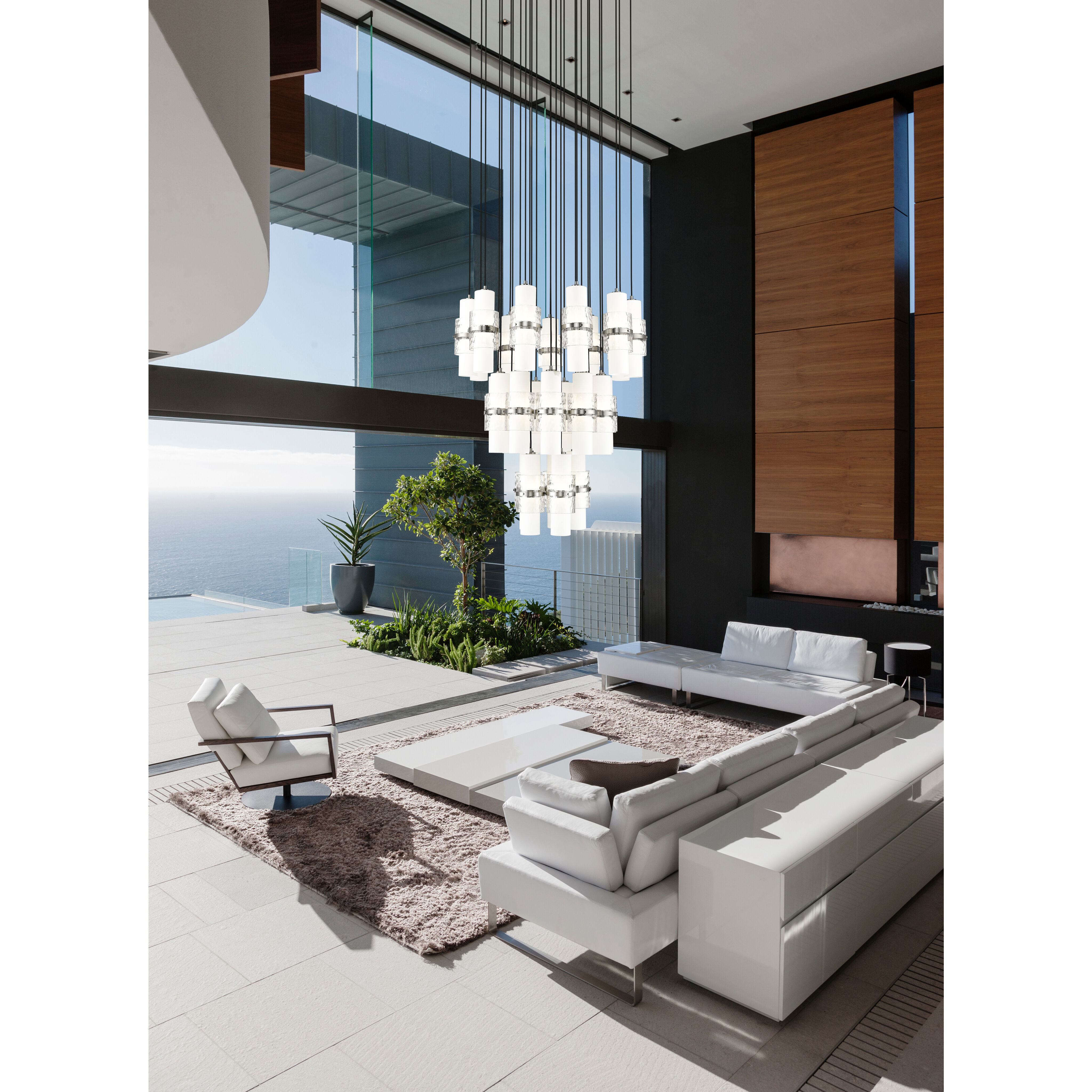 Cayden 27 Light 36 inch Brushed Nickel Chandelier Ceiling Light