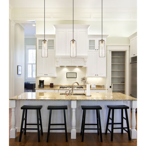 Monty 1 Light 5.25 inch Brushed Nickel Pendant Ceiling Light