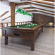 Cobalt 3 Light 46 inch Brushed Nickel Billiard Ceiling Light in Green