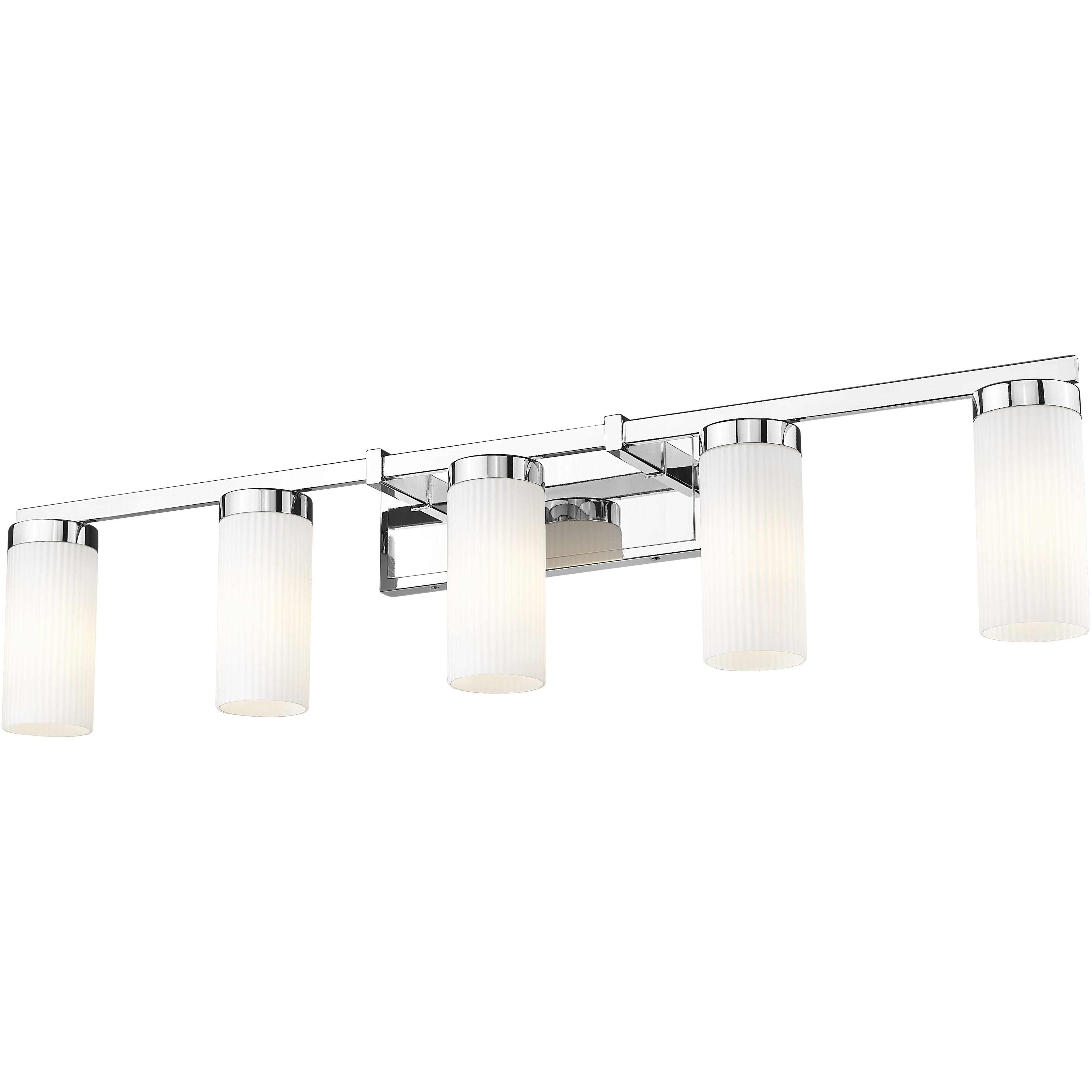 Danica 5 Light 38.75 inch Chrome Bath Vanity Light Wall Light