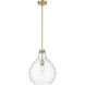 Bon Air 1 Light 13 inch Modern Gold Pendant Ceiling Light