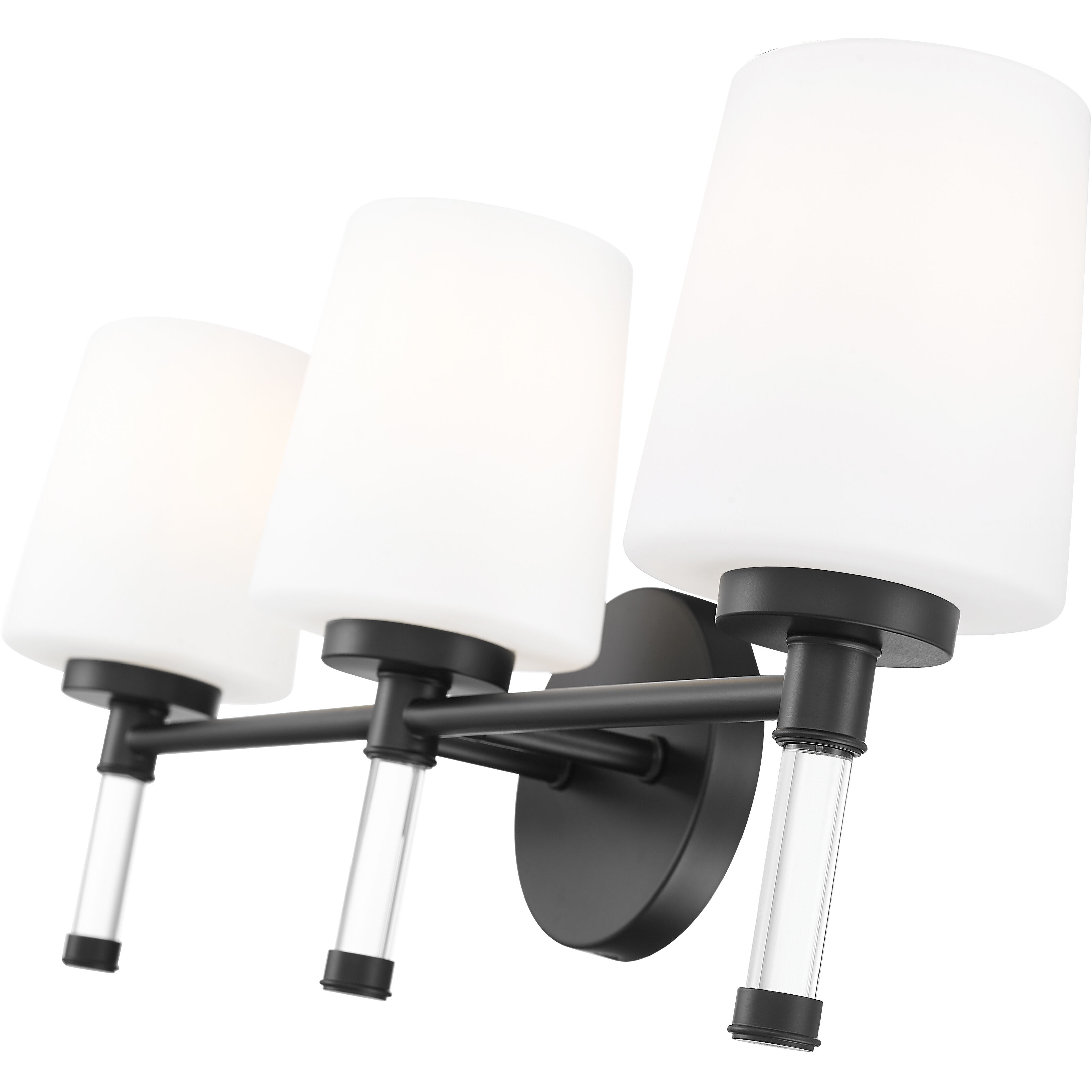 Henri Vanity Wall Light in Matte Black