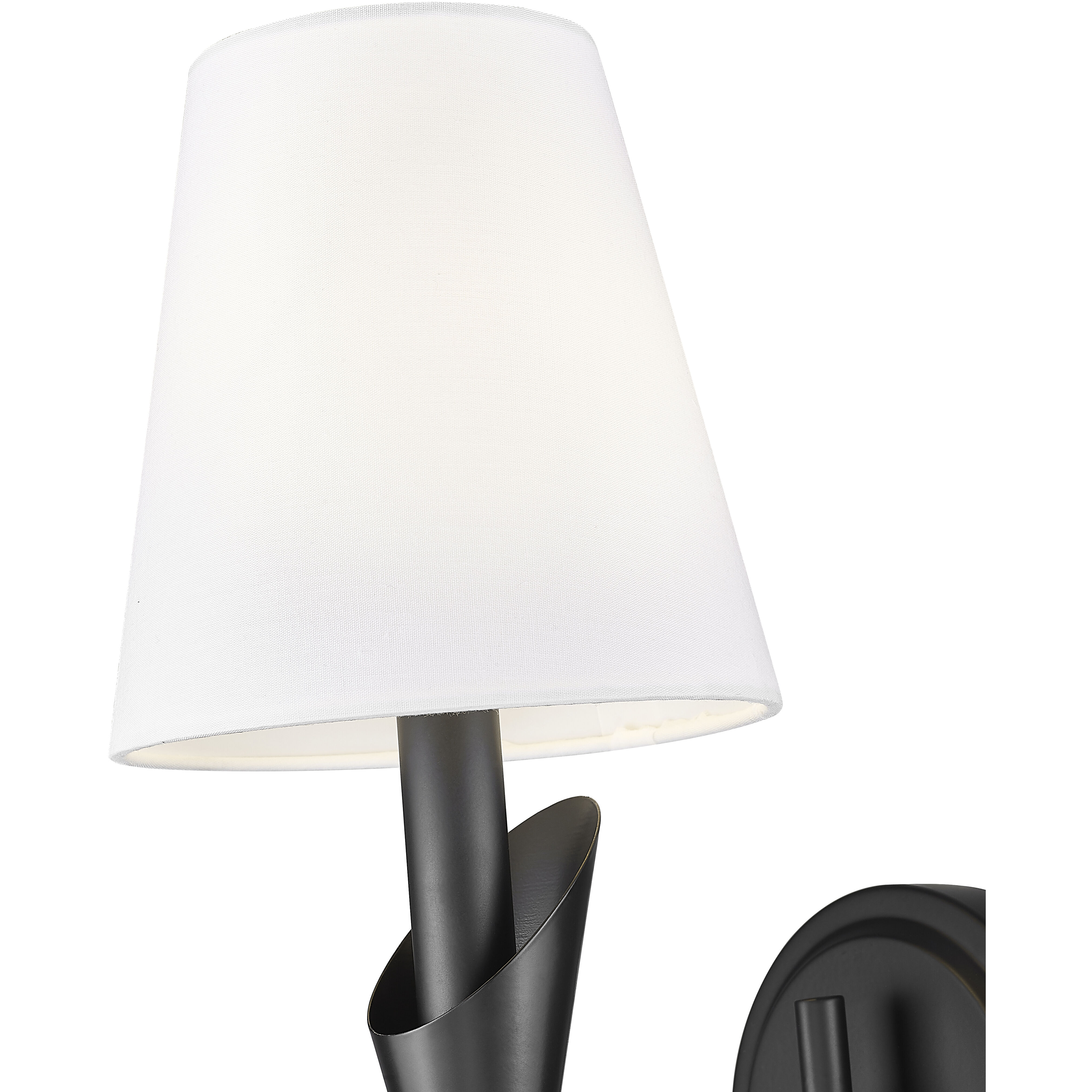 Claudelle Wall Sconce Wall Light in Matte Black