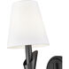 Claudelle Wall Sconce Wall Light in Matte Black