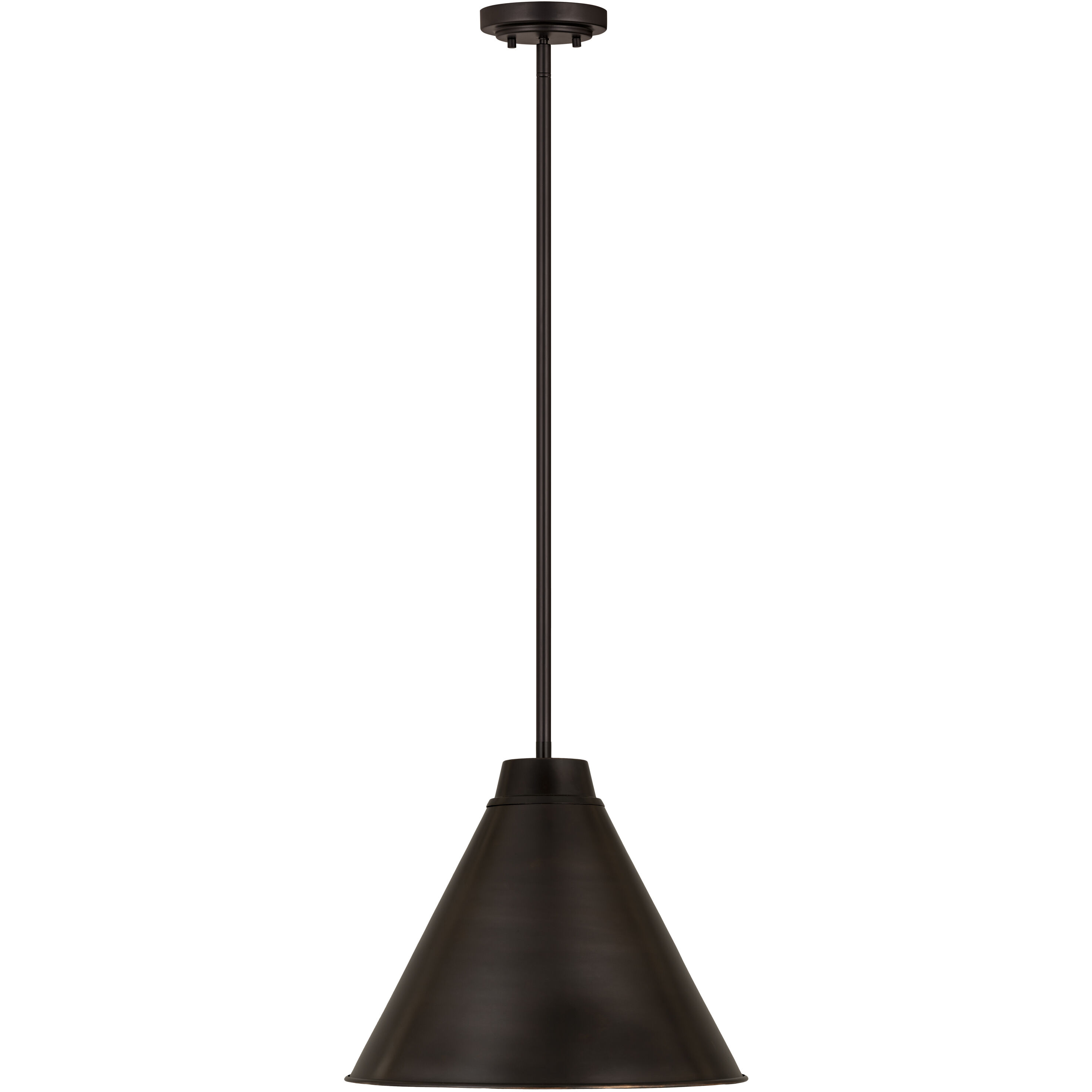 Eaton 1 Light 18 inch Bronze Plate Pendant Ceiling Light