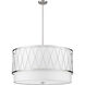 Dalton 5 Light 32 inch Brushed Nickel Pendant Ceiling Light