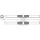 Egon LED 40 inch Brushed Nickel Bath Vanity Light Wall Light