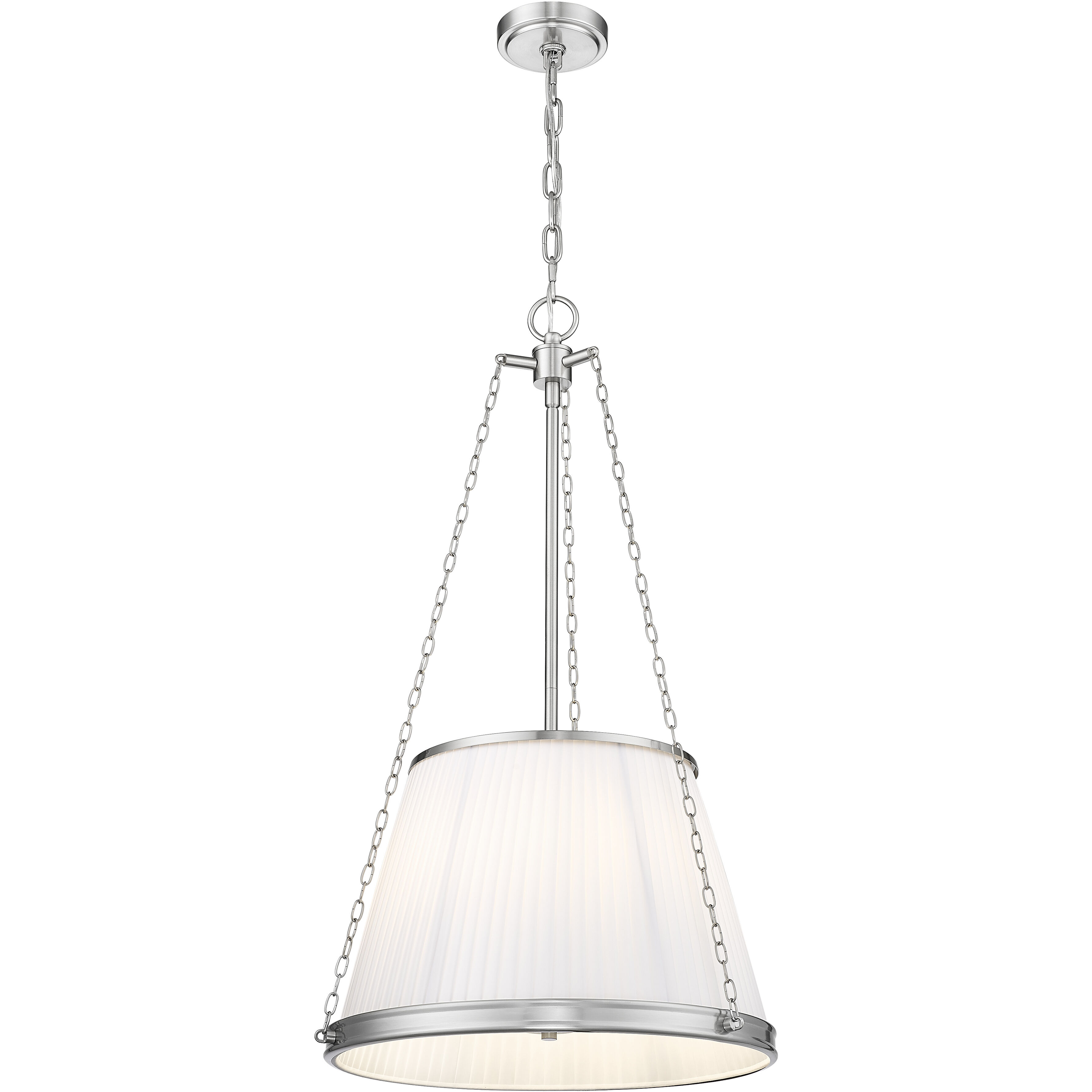 Madeline 5 Light 18 inch Brushed Nickel Pendant Ceiling Light
