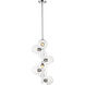 Marquee 8 Light 14 inch Chrome Chandelier Ceiling Light