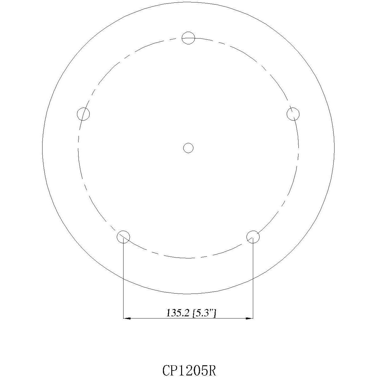 Multi Point Canopy Rubbed Brass Ceiling Plate