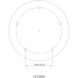 Multi Point Canopy Rubbed Brass Ceiling Plate