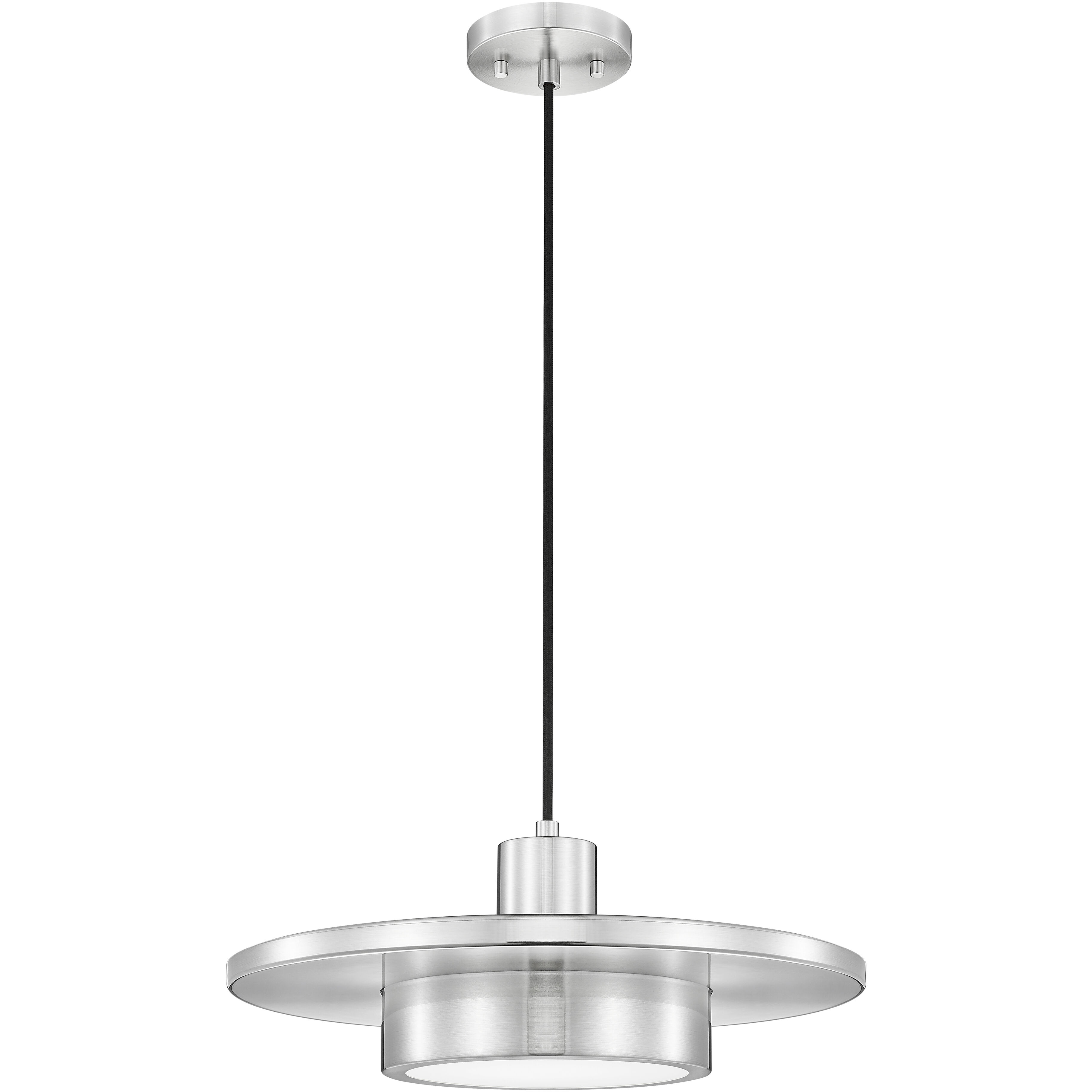 Ludo Pendant Ceiling Light in Brushed Nickel