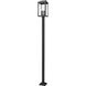 Hartwell 5 Light 119.25 inch Sand Black Outdoor Post Mounted Fixture
