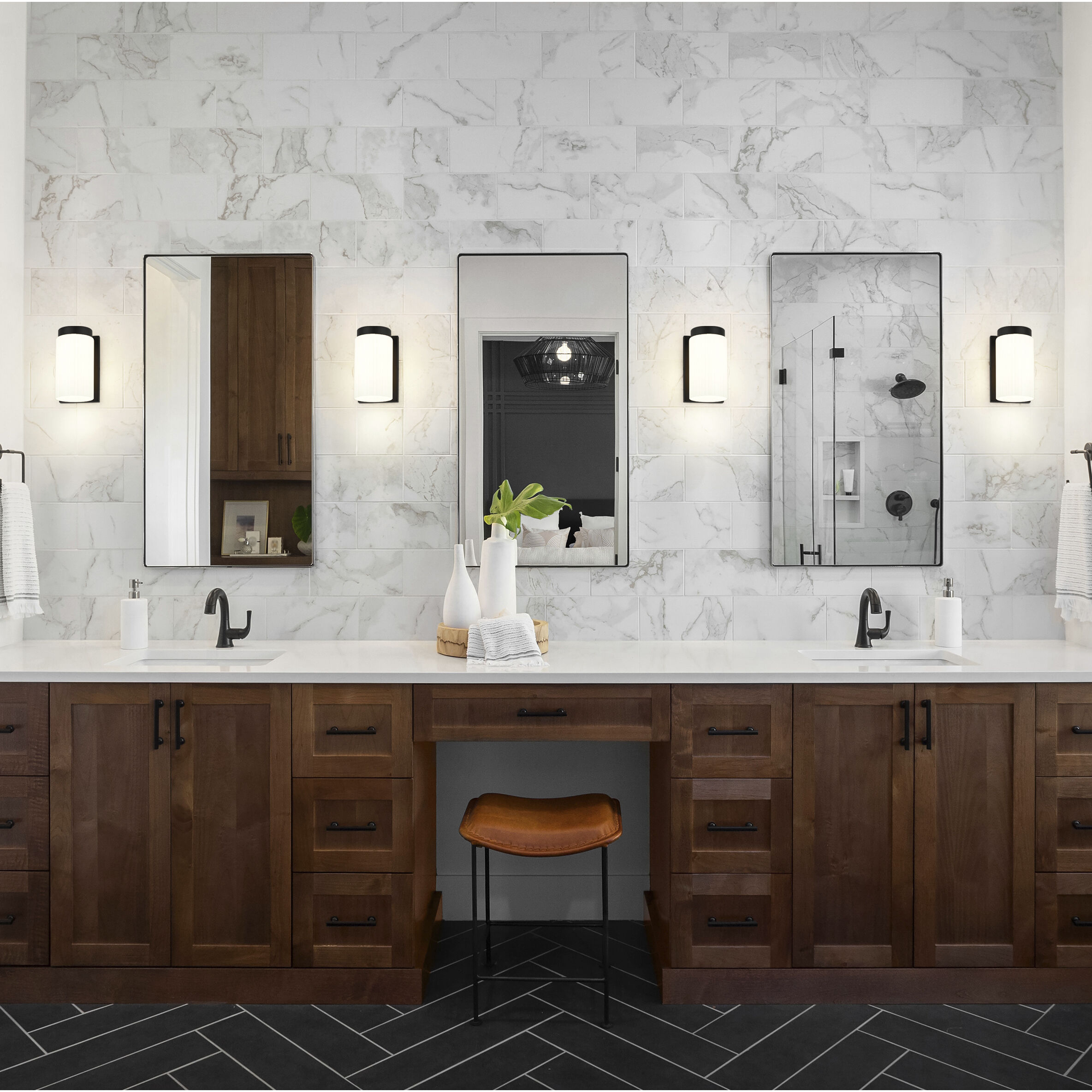 Burk 1 Light 4.25 inch Matte Black Wall Sconce Wall Light