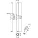 Idris LED 40.5 inch Chrome Bathroom Vanity Wall Light