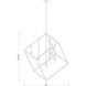 Vertical 7 Light 44 inch Bronze and Olde Brass Chandelier Ceiling Light