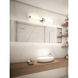 Idris LED 40.5 inch Chrome Bathroom Vanity Wall Light