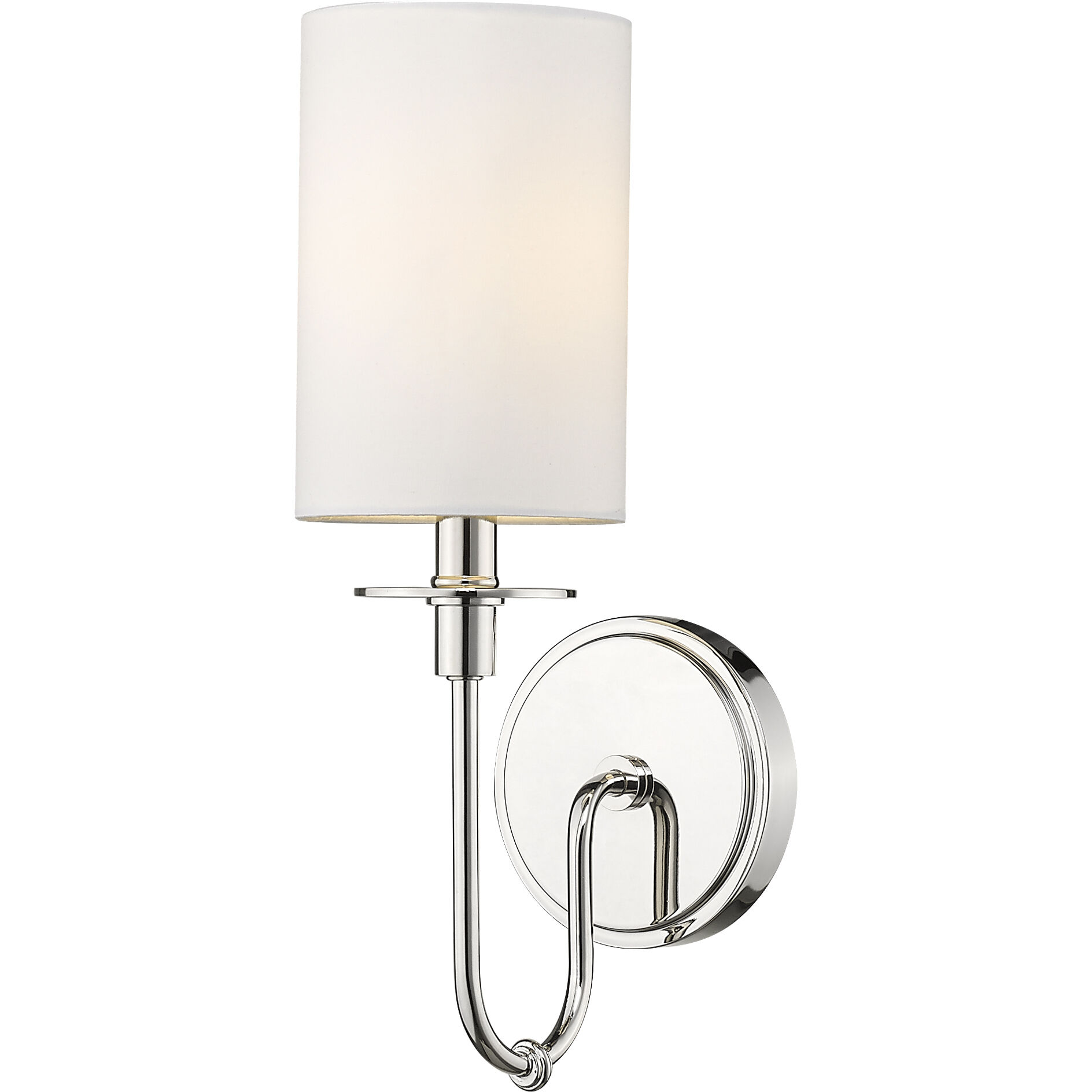 Ella 1 Light 5 inch Polished Nickel Wall Sconce Wall Light