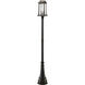Millworks 2 Light 97 inch Oil Rubbed Bronze Outdoor Post Mounted Fixture