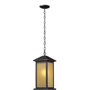 Vienna 1 Light 8 inch Oil Rubbed Bronze Outdoor Chain Mount Ceiling Fixture