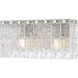 Glacier 2 Light 15 inch Brushed Nickel Vanity Wall Light