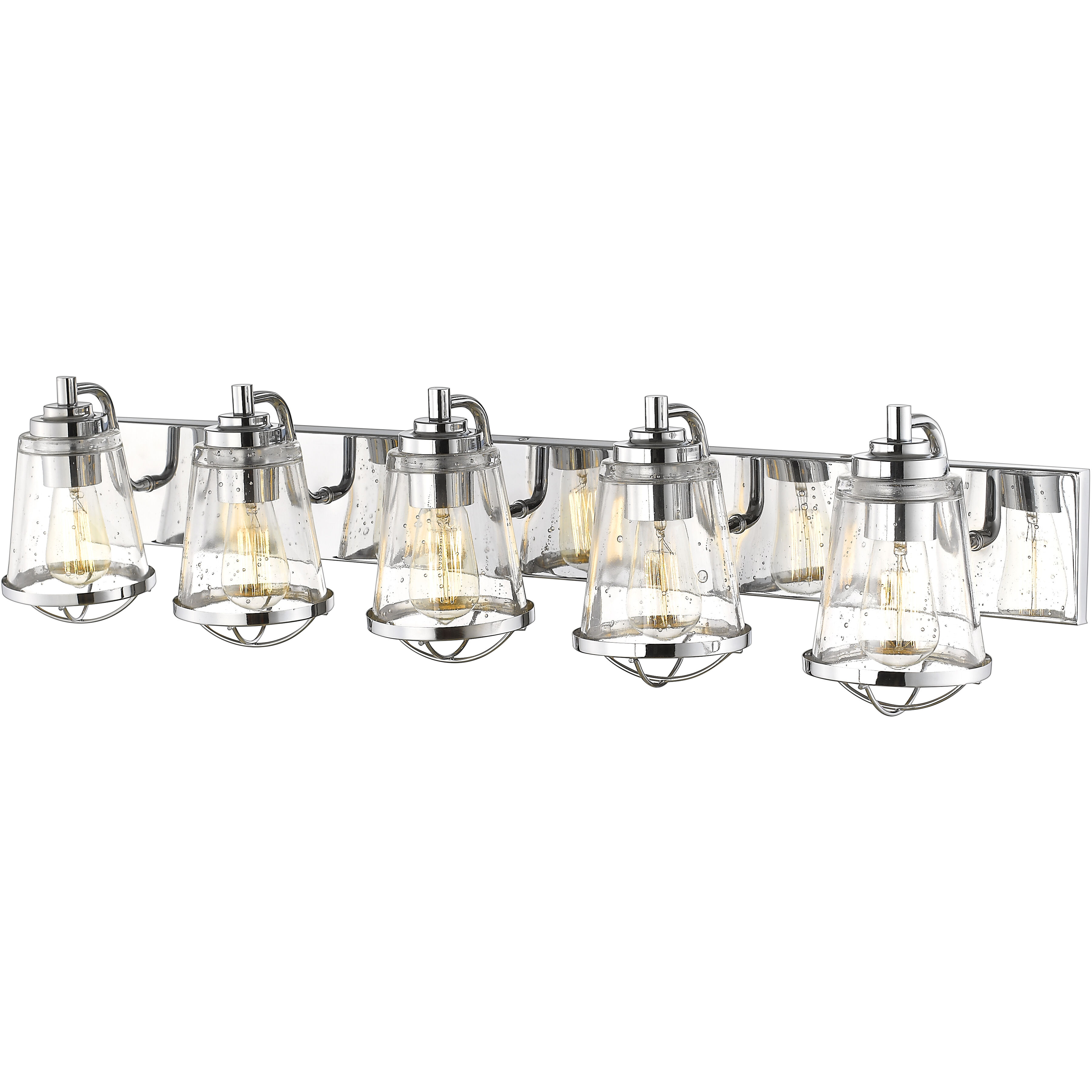 Mariner 5 Light 40 inch Chrome Vanity Wall Light