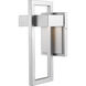 Luttrel LED 11.75 inch Silver Outdoor Wall Light