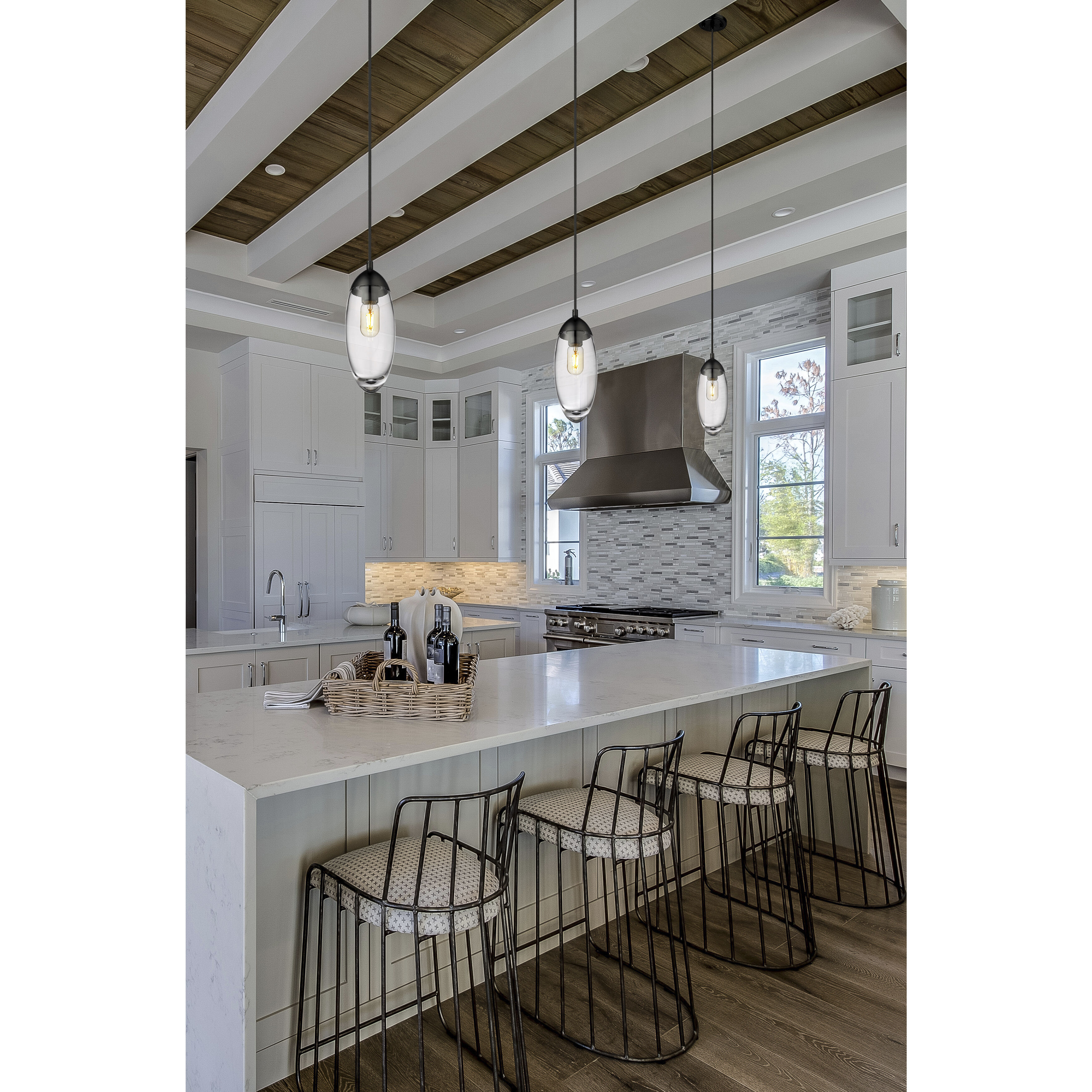 Arden 1 Light 4.5 inch Matte Black Pendant Ceiling Light