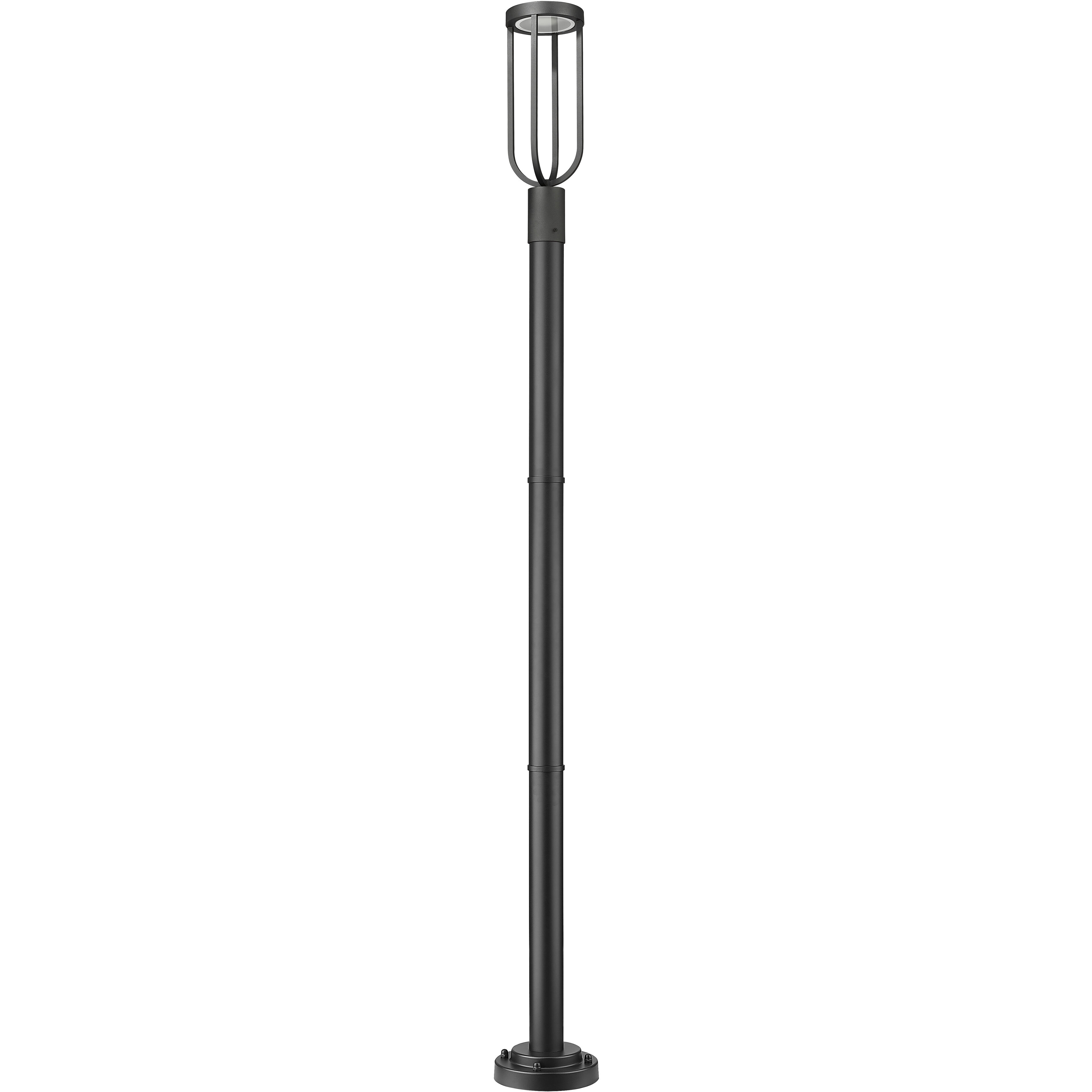 Leland LED 91.75 inch Sand Black Outdoor Post Mounted Fixture
