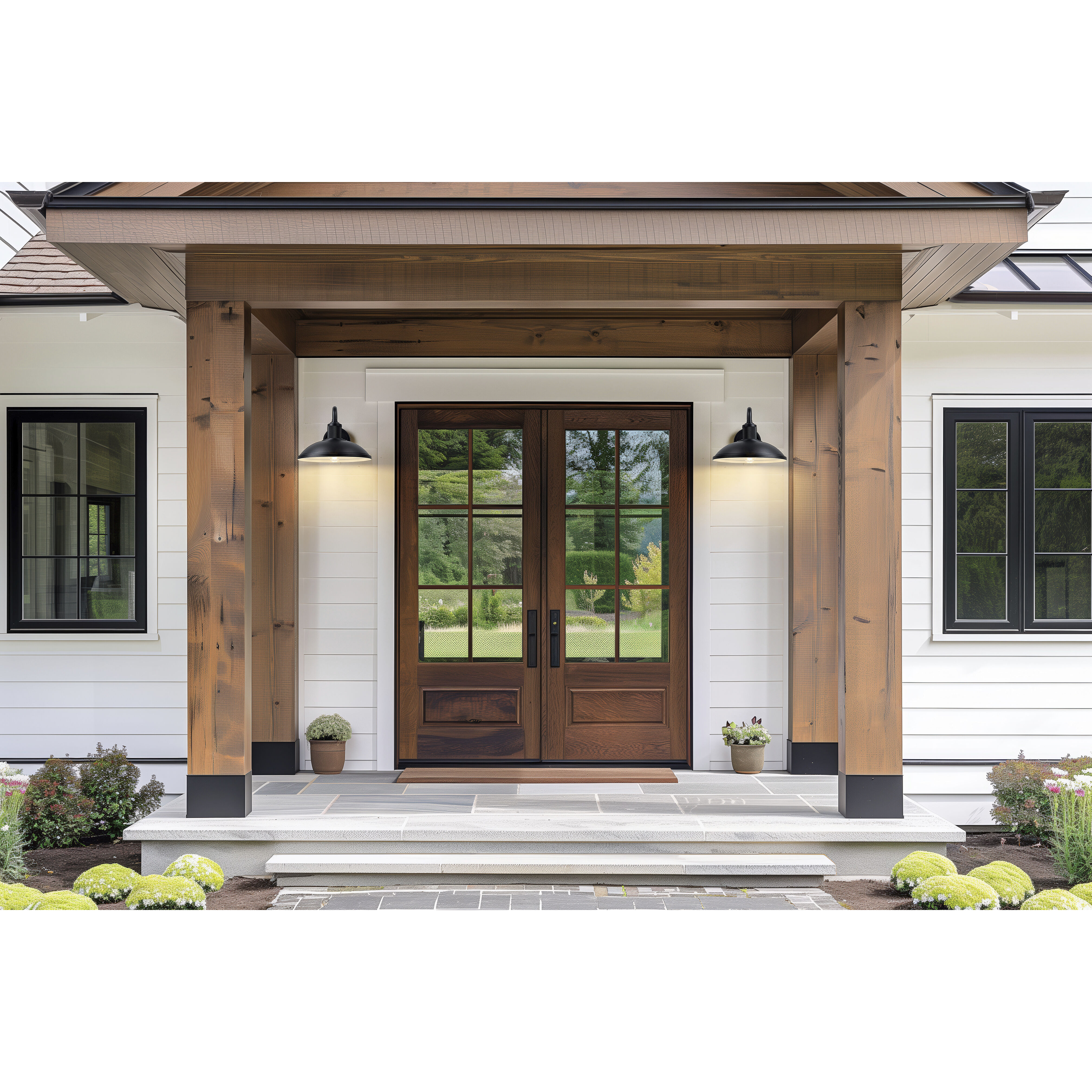 RLM 1 Light 9.25 inch Sand Black Outdoor Wall Light