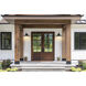 RLM 1 Light 9.25 inch Sand Black Outdoor Wall Light